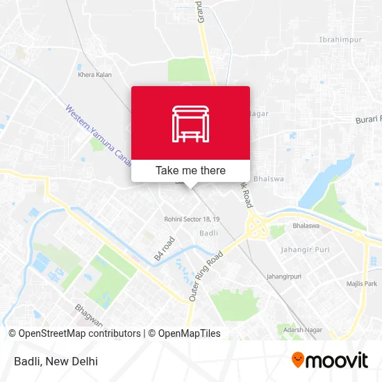 Badli map