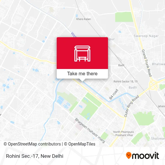 Rohini Sec.-17 map