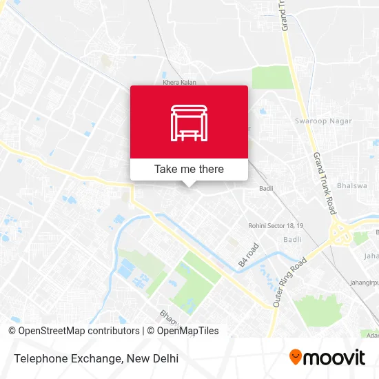Telephone Exchange map