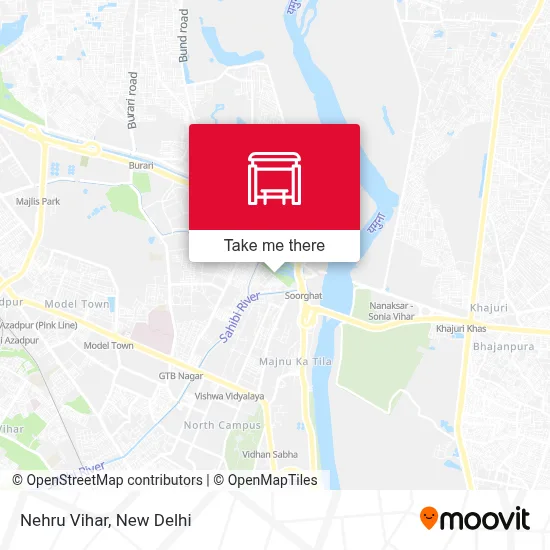 Nehru Vihar map