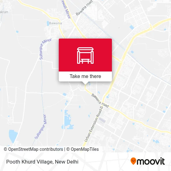 Pooth Khurd Village map