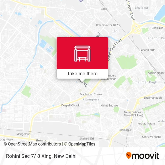 Rohini Sec 7/ 8 Xing map