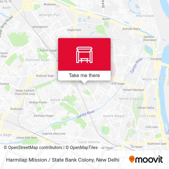 Harmilap Mission / State Bank Colony map