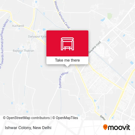 Ishwar Colony map