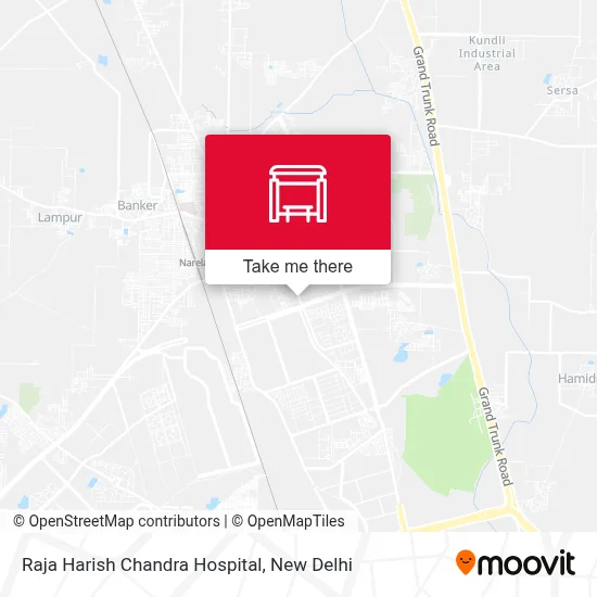 Raja Harish Chandra Hospital map