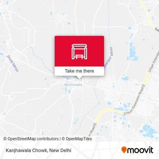Kanjhawala Chowk map