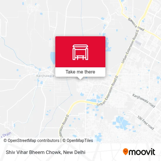Shiv Vihar Bheem Chowk map
