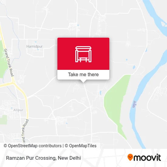 Ramzan Pur Crossing map