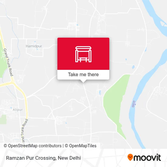 Ramzan Pur Crossing map