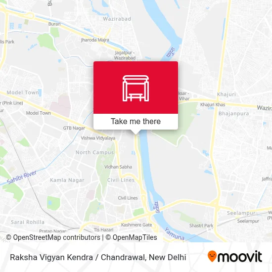 Raksha Vigyan Kendra / Chandrawal map
