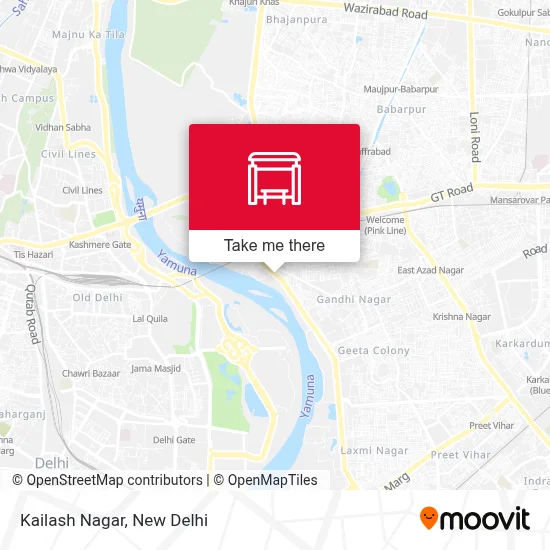 Kailash Nagar map