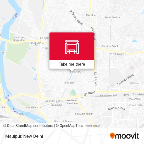 Maujpur map