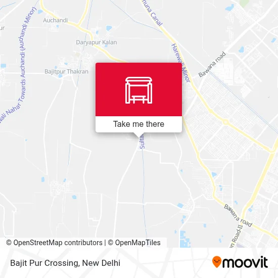 Bajit Pur Crossing map