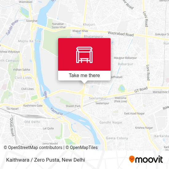 Kaithwara / Zero Pusta map