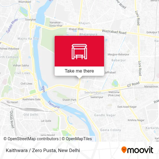 Kaithwara / Zero Pusta map