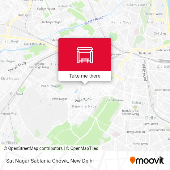 Sat Nagar Sablania Chowk map