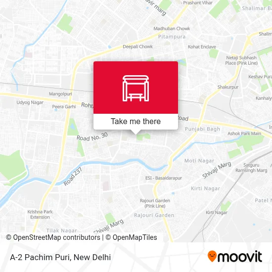 A-2 Pachim Puri map