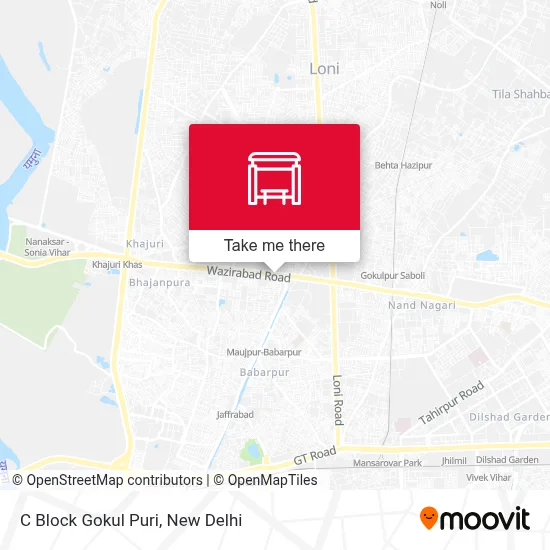 C Block Gokul Puri map