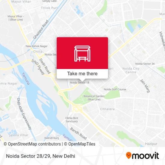 Noida Sector 28/29 map