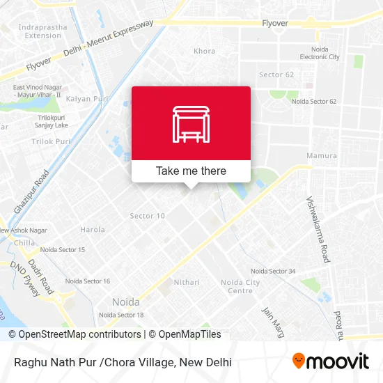 Raghu Nath Pur /Chora Village map