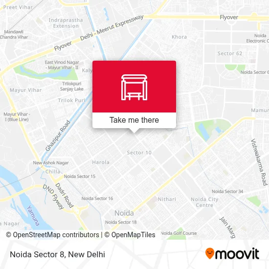 Noida Sector 8 map