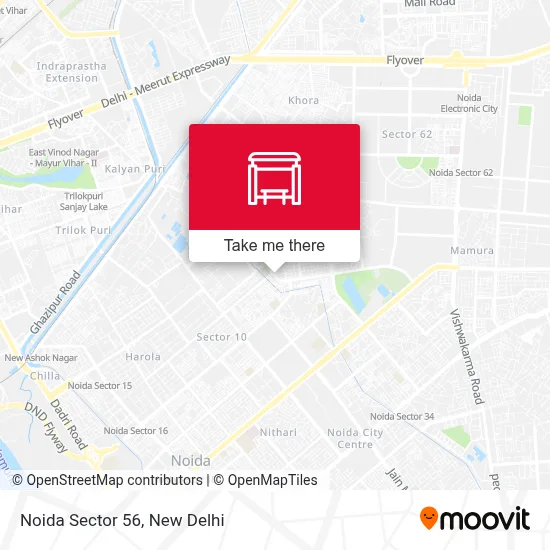 Noida Sector 56 map