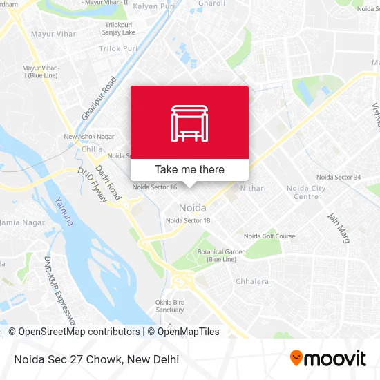 Noida Sec 27 Chowk map
