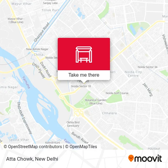 Atta Chowk map