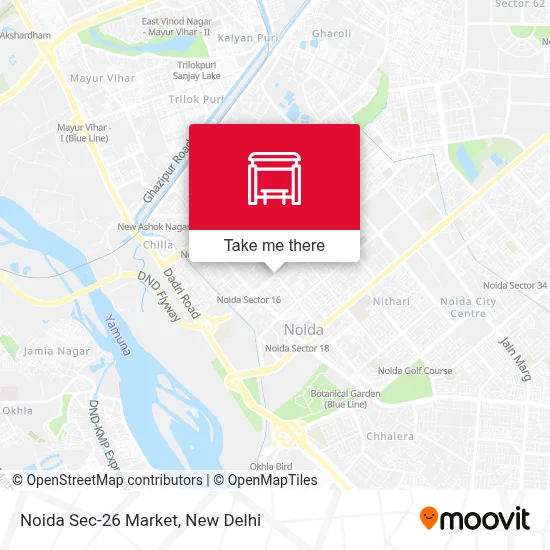 Noida Sec-26 Market map
