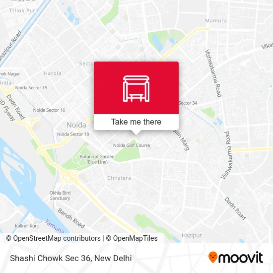 Shashi Chowk Sec 36 map