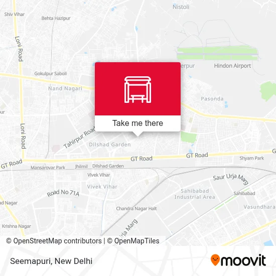 Seemapuri map