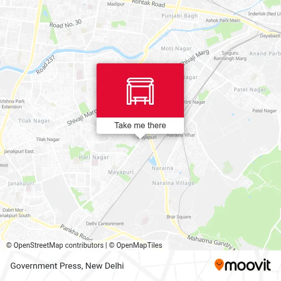 Government Press map