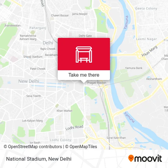 National Stadium map