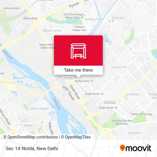 Sec 14 Noida map