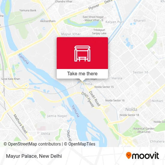 Mayur Palace map