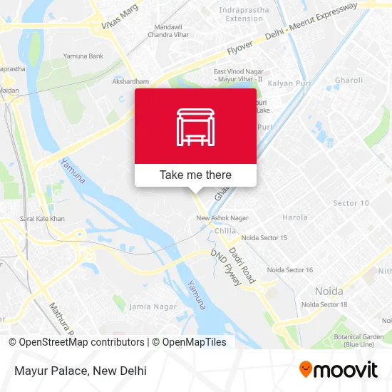 Mayur Palace map