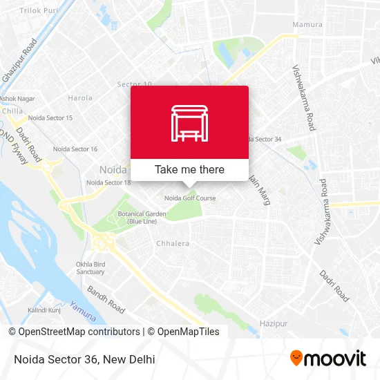 Noida Sector 36 map
