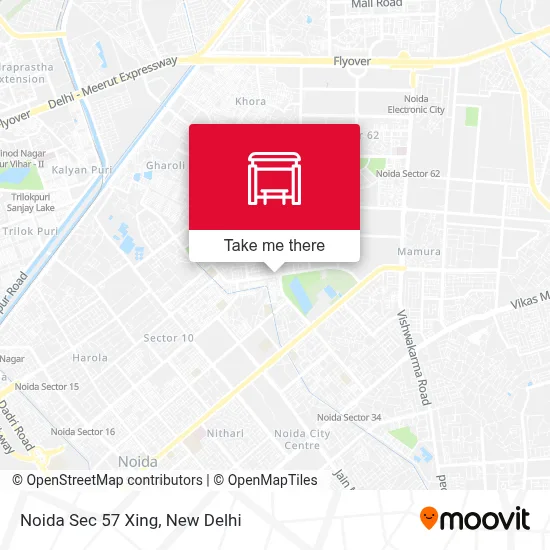 Noida Sec 57 Xing map