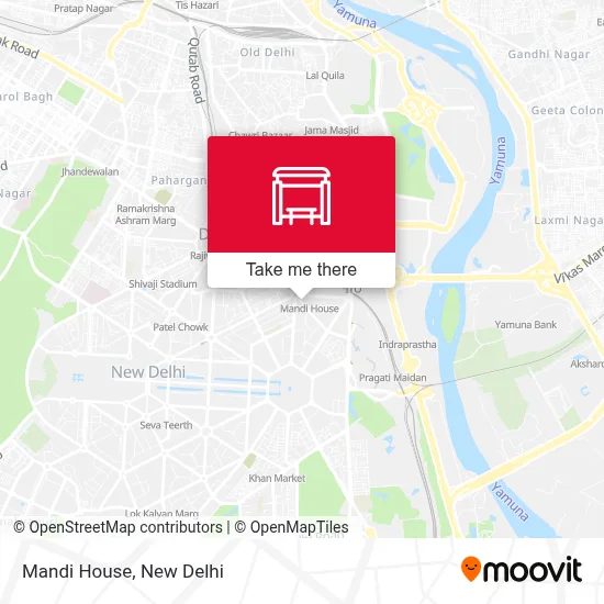 Mandi House map
