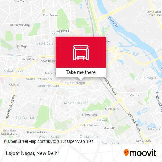 Lajpat Nagar map