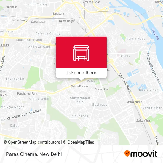Paras Cinema map