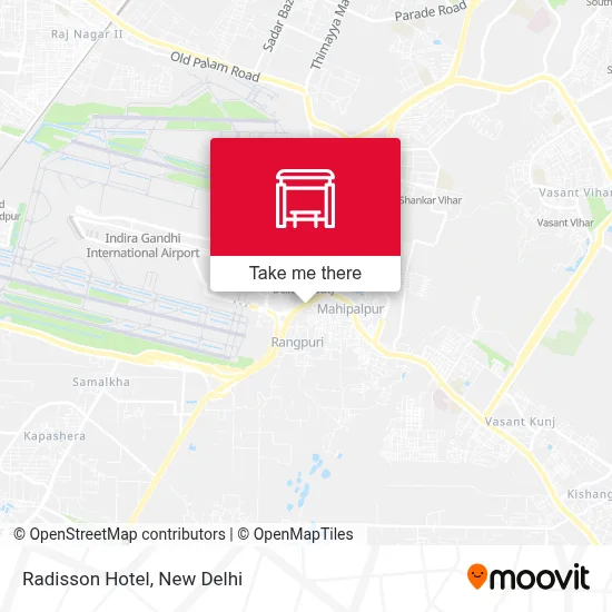 Raddison Hotel map