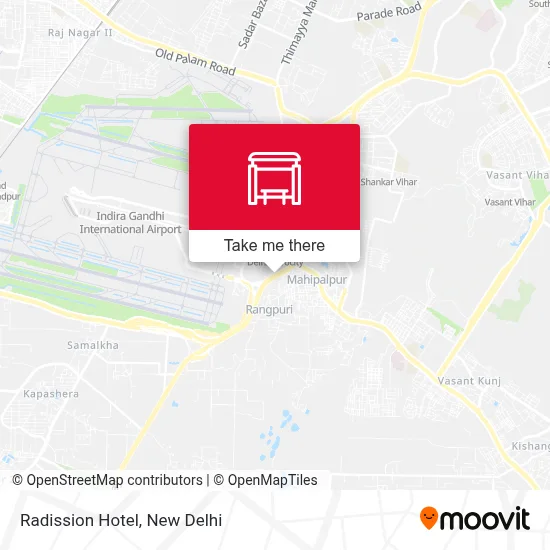 Radission Hotel map