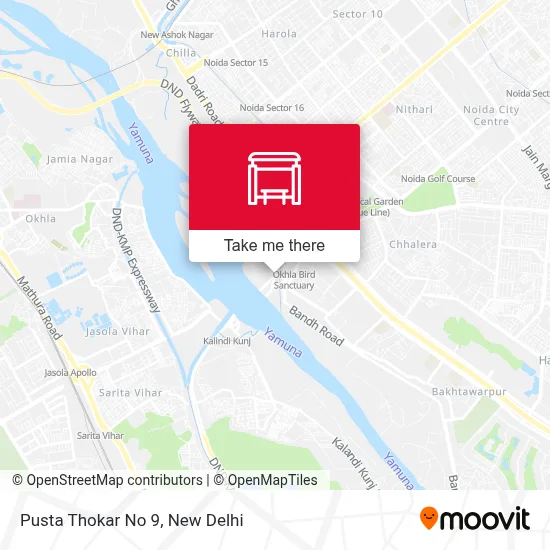 Pusta Thokar No 9 map