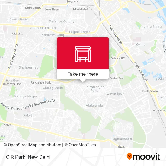 C R Park map