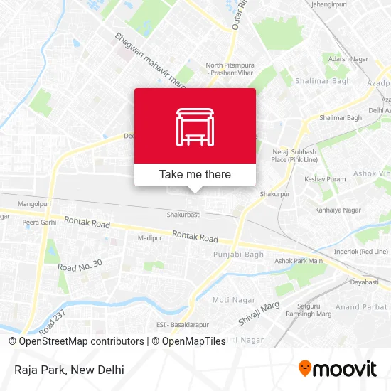 Raja Park map