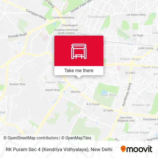 RK Puram Sec 4 (Kendriya Vidhyalaya) map