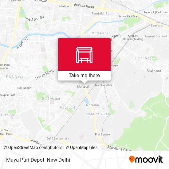 Maya Puri Depot map