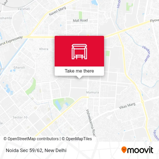 Noida Sec 59/62 map