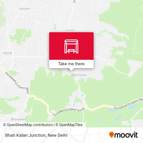 Bhati Kalan More map